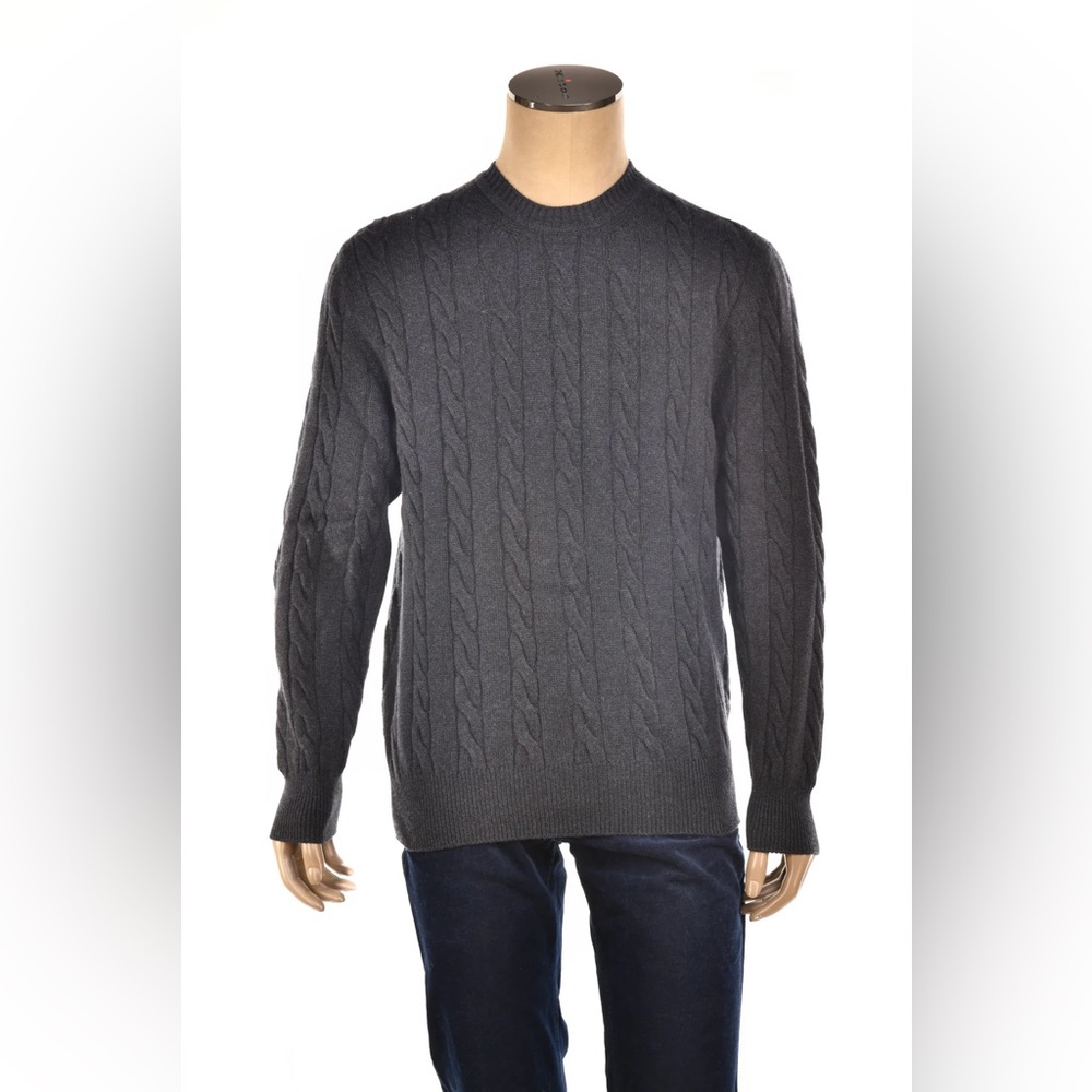 MANRICO CASHMERE CABLE
KNIT SWEATER